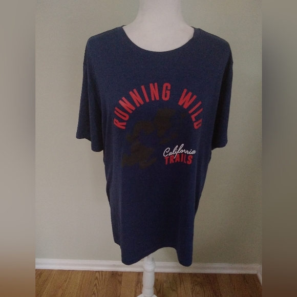 2/$15 Old Navy Active Running Wild California Trails T Shirt - Picture 1 of 8